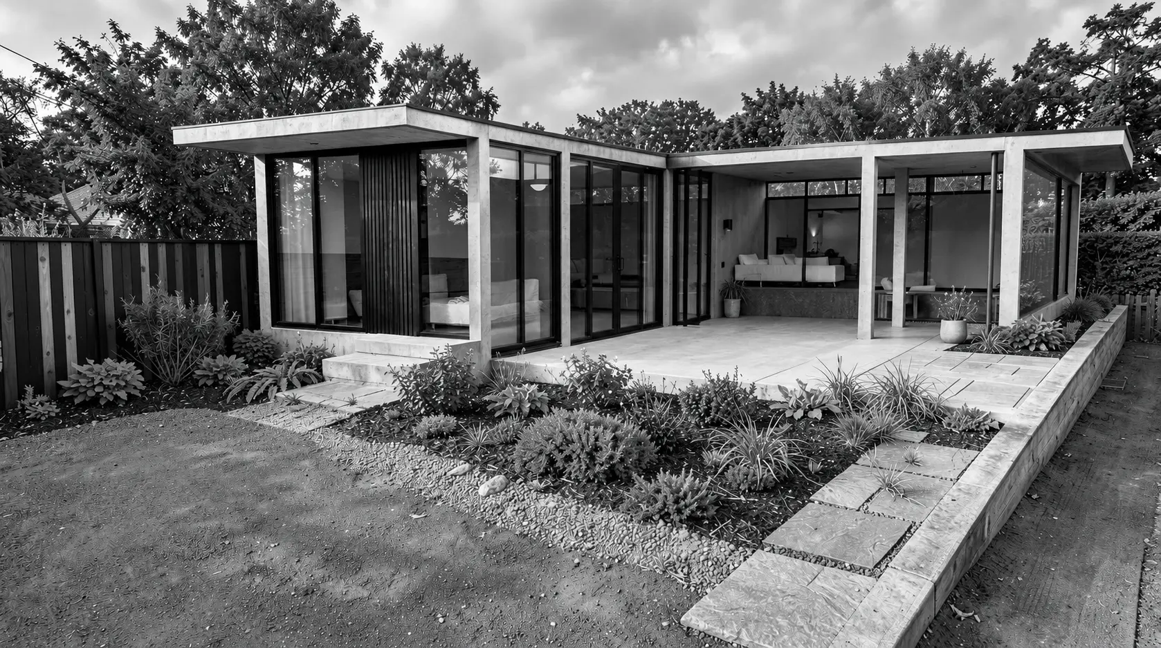 Boateng House contemporary architectural visualisation by Studio Arkitekt
