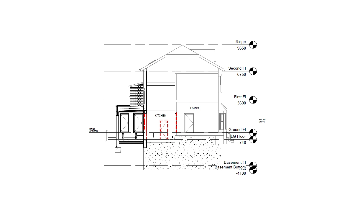 Crouch Hill architectural drawing or visualisation