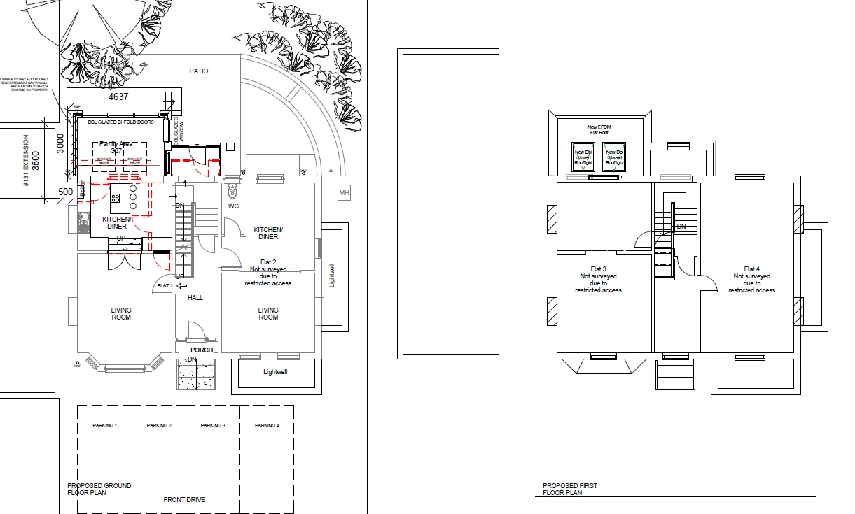 Crouch Hill architectural drawing or visualisation