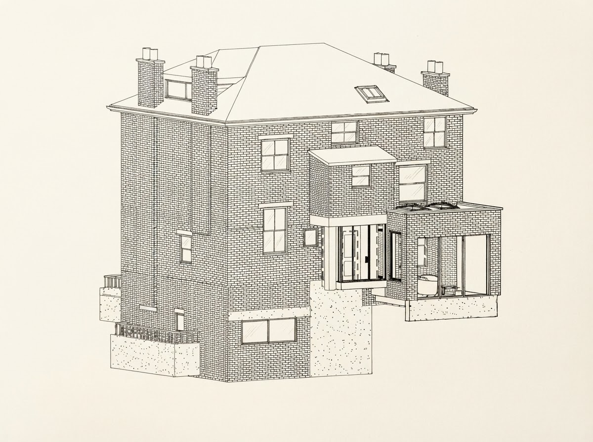 Three dimensional architectural study of Crouch Hill
